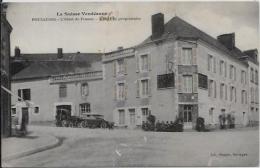 CPA Vendée écrite Pouzaugues Hotel Voiture - Pouzauges