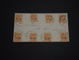 GRANDE BRETAGNE / LEEWARD ISLANDS - Enveloppe Pour Antigua 1919 , Aff. Et Oblitérations Plaisants - A Voir - L 812 - Leeward  Islands