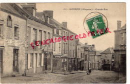 53 - GORRON - GRANDE RUE   CAFE DES LABOUREURS -NOLLIERE SABOTIER- - Autres & Non Classés