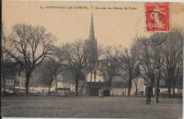 CPA Vendée Circulé Fontenay Le Comte - Fontenay Le Comte