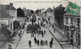 CPA Vendée Circulé La Roche Sur Yon Militaires - La Roche Sur Yon