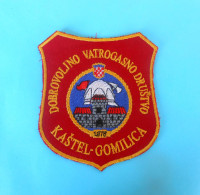 FIRE DEPARTMENT KASTEL GOMILICA - Croatia Patch * Fire Brigade Firefighting Firefighters Feuerwehr Sapeurs Pompiers - Pompiers