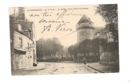 Gacé - Tour Et Place Du Chateau - Gace