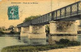- Departs Div.- Ref-HH628 - Yvelines - Houilles - Pont De La Morue - Ponts - Carte Granulle Colorisee Bon Etat - - Houilles