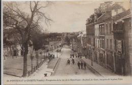 CPA Vendée Circulé Fontenay Le Comte - Fontenay Le Comte