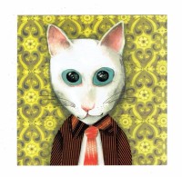 CPM - Portrait De Chat Habillé En Costume Cravate - L'Elégant - Cartes D'art - Animaux Habillés