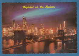 215643 / NEW YORK CITY - BAGHDAD OF THE HUDSON , NIGHT , BRIDGE  , United States USA Etats-Unis - Panoramic Views