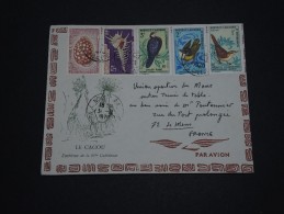 NOUVELLE CALÉDONIE - Enveloppe De Nouméa  Pour Le Mans En 1970 , Affranchissement Plaisant - A Voir - L 820 - Storia Postale