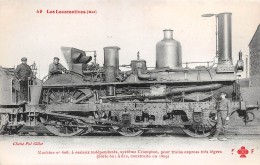 ¤¤  -  49   -  Les Locomotives   -  Machines N° 606 Du Réseau EST à Essieux Indépendants  -  Collection FLEURY  - - Trains