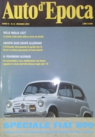 AUTO D' EPOCA - N.5 - MAGGIO 1993 - ANNO X - FIAT 600 - Motori