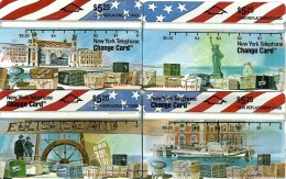 UNITED STATES USA NEW YORK ONLY $5.25 X 4 PUZZLE SHIP S OF LIBERTY L & G MINT  READ DESCRIPTION !! - Schede Olografiche (Landis & Gyr)