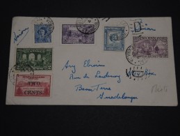 CANADA - Enveloppe De Montréal  Pour La Guadeloupe En 1949, Affranchissement Plaisant Mixte - A Voir - L 866 - Storia Postale