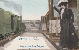 VITRY LE FRANCOIS   - A L'Arrivée De ....... , Je Vous Envoie Le Bonjour - Vitry-le-François