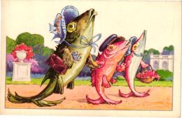 FANTAISIE POISSONS HABILLES REF 47158 - Animaux Habillés