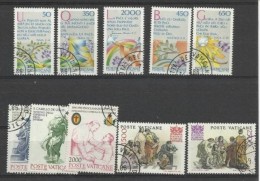 1986 Vaticano Vatican ANNO PACE, PATRONI OSPEDALI, ACCADEMIA PONTIFICIA - Usate USED - Used Stamps