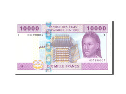 Billet, États De L'Afrique Centrale, 10,000 Francs, 2002, Undated, KM:510Fa - Centrafricaine (République)