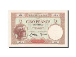 Billet, Nouvelle-Calédonie, 5 Francs, 1926, KM:36s, SPL+ - Nouvelle-Calédonie 1873-1985
