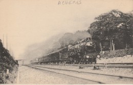 78 - ACHERES - Région De L'Ouest  - Le Rapide Du Havre Dans Les Bois D´Achères - Acheres