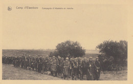 CPA - Le Camp D´Elsenborn - Compagnie D'Infanterie En Marche - Elsenborn (camp)