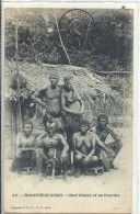 AFRIQUE - GABON - OGOOUE N'DORO - Chef Chaké Et Sa Famille - Gros Plan - Gabón