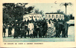 DAHOMEY - Un Groupe De Chefs à ABOMEY - Benín