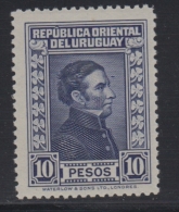 N°440 - 10p Bleu - TB - Uruguay