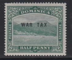 N°54 - Surch. "One Halfpenny" - à Sec - Signé Pavoille - TB - Dominica (1978-...)