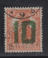 N°62 - 10 S/7½ Orange - TB - Usati