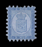 N°3A - 5k Bleu - Gomme Partielle -TB - Nuovi