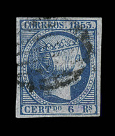 N°21 - 6r Bleu - Signé - TB - Usati