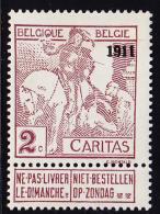 N°94 (N°85) - TB - 1910-1911 Caritas