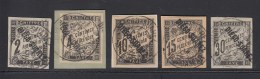 TIMBRES TAXE N°4, 6, 8/9, 11 - Margés - Qques Fgts - Les  N°8/9, 11 Signés Brun - TB - Altri & Non Classificati