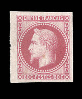 N°10 - 80c Rose - BDF - TB - Napoleone III