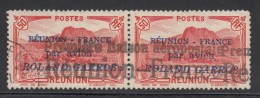 POSTE AERIENNE  N°1 - Paire - Griffe  1° Liaison Aéropostale Réunion/France Ajoutée - Curio - Altri & Non Classificati