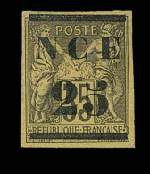 N°4  - 25 S/35c - TB - Vide