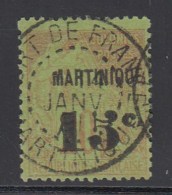 N°16 - 15c S/20c - Belle Oblit. Fort De France - TB - Altri & Non Classificati