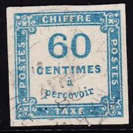 N°9 - 60c Bleu - TB - 1859-1959 Usati