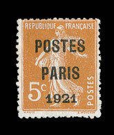 N°27 - 5c Orange - Dentelure Irrégulière -  TB - 1893-1947