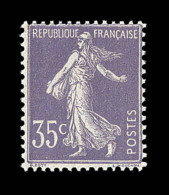 N°136 - 35c Violet - TB - 1906-38 Semeuse Con Cameo