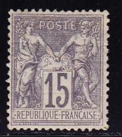 N°66 - 15c Gris- Comme ** - Qques Froissures - Sinon TB - 1876-1878 Sage (Tipo I)