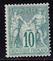 N°65 - 10c Vert - Belles Oblit. - TB - 1876-1878 Sage (Tipo I)