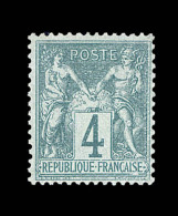 N°63 - 4c Vert - TB - 1876-1878 Sage (Tipo I)