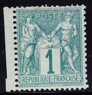 N°61 - BDF - 1 Dent Rousseur - Sinon TB - 1876-1878 Sage (Tipo I)