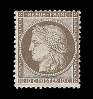 N°58 - 10c Brun - Signé Calves - TB - 1871-1875 Ceres