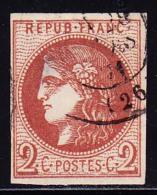 N°40Ba - Rouge Brique - Clair - Bel Aspect - 1870 Emissione Di Bordeaux