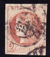 N°40B - Obl. Lourde - Sinon TB - 1870 Emissione Di Bordeaux