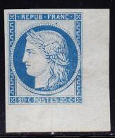 N°37f - Réimpression Granet - CDF - Papier Mince -TB - 1870 Assedio Di Parigi