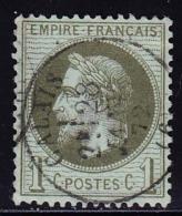 N°25 - TB Centrage - Belle Oblit. Centrale - TB - 1863-1870 Napoleone III Con Gli Allori