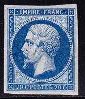 N°14B - Pli Horizontal - Asp.TB - 1853-1860 Napoleone III