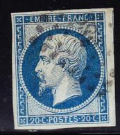 N°14Ad - S/vert -TB - 1853-1860 Napoleone III